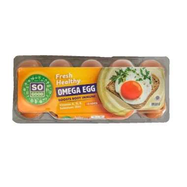 Promo Harga Telur Ayam Omega 3 10 pcs - Blibli