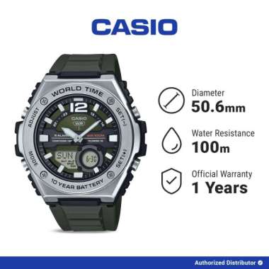 Casio General MWQ-100-3AVDF Jam Tangan Pria Original Analog Digital