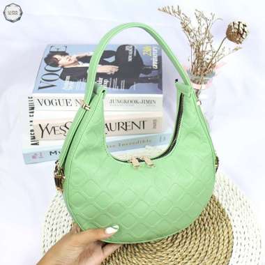 Luna Aura Tas Pesta Wanita Mewah Embos Simple Tas Slempang Bahu Wanita Terbaru Tas Gaya Wanita Terba