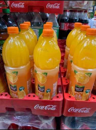 Cod / Minute maid pulpy orange 1 liter 1 krat / Minute maid pulpy orange pet 1000 ml / Minute maid m