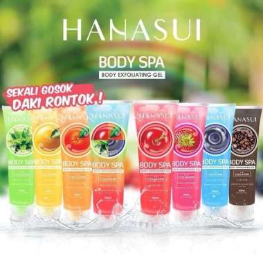 Hanasui Body Spa Body exfoliating Gel Rice