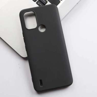SOFTCASE NOKIA C31 4G MATTE MACARON SKIN ULTRATHIN SILIKON BLACK