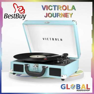 Turntable Victrola Journey Vinyl Player Turquoise Suitcase Record Play