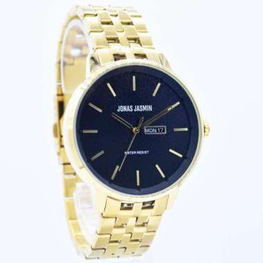 Jam Tangan Pria Jonas Jasmin 5302 Free Box Gold