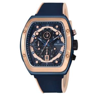 Jam Tangan Pria JONAS JASMIN 5332 Chrono Aktif Original Biru Rose