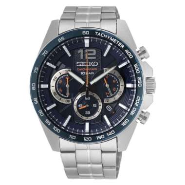 Jam Tangan Pria SEIKO Quartz Chronograph SSB345P1 Original