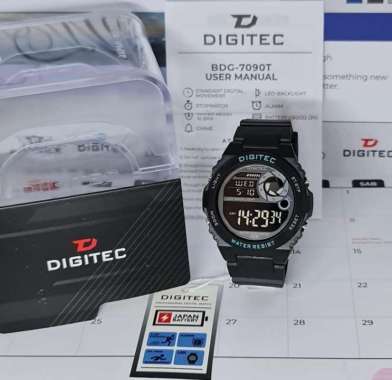 Jam Tangan Wanita Digitec 7090 Digital Original Hitam