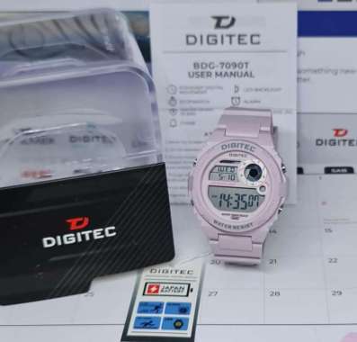 Jam Tangan Wanita Digitec 7090 Digital Original Ungu