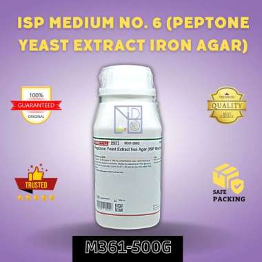 ISP Medium No. 6 (Peptone Yeast Extract Iron Agar), 500 gram