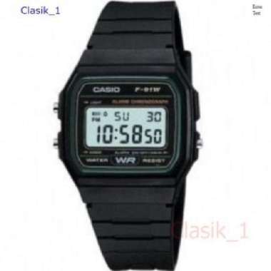 Original 100%!! CASIO F-91W-3DG - Jam Tangan Unisex F-91W-3 Vintage