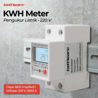 Taffware KWH Pengukur Listrik Power Voltmeter 220V