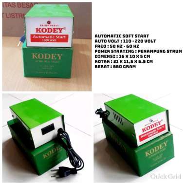 Power Starting Inverator Automatic Soft Start Anti Jeglek 1500w