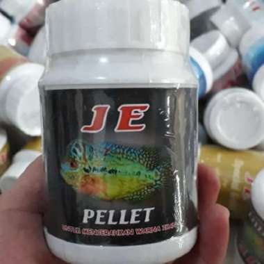 Pelet Je Makanan Ikan Louhan Pelet Je Colour100Gr Size M Untuk Warna