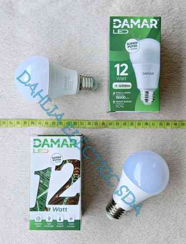 LAMPU LED 12W DAMAR 7200K PUTIH