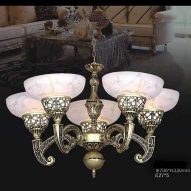 FL 8480/5 LAMPU GANTUNG KLASIK HIAS DEKORASI MEWAH