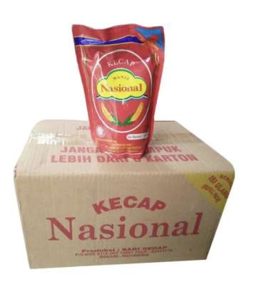 Kecap Manis Nasional Refill 12 pcs x 520 ml/Kecap Manis Nasional Refill 520 ml dus/ Kecap Manis Nasi