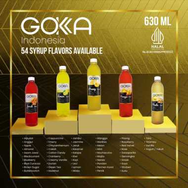 ( Pilihan Varian Rasa A ) Sirup Gokka 630ml / Gokka Syrup Sarsaparilla