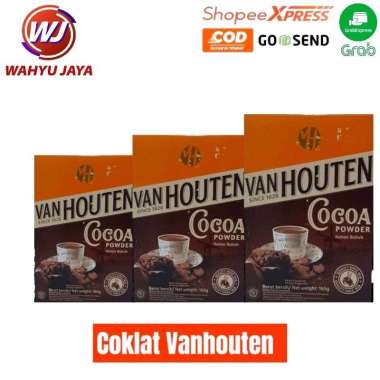 VAN HOUTEN COCOA POWDER KEMASAN 40GRAM/80GRAM/165GRAM Van Houten cocoa