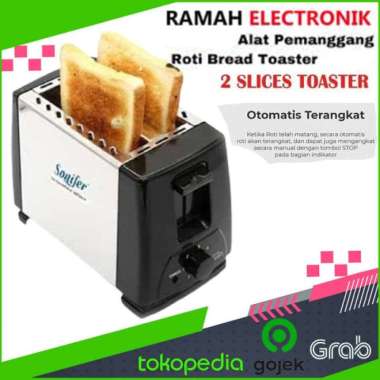 SONIFER TOASTER SF-6007 - PEMANGGANG ROTI TAWAR / ROTI OTOMATIS LONCAT