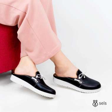 SEIS Kamala Sandal Bustong Wanita | Mules Wanita 37 BEIGE