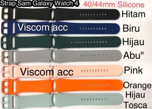 Strap Samsung galaxy watch 4 40/44mm || Tali jam silicone watch 4 MULTYCOLOUR