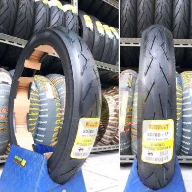 Ban PIRELLI Diablo Rosso Corsa 2 90/80-17 Ring 17 Tubeless Ban Balap dan Cornering Road Race Motopri