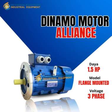 Dinamo motor Electro 3 Phase 1.5Hp alliance Dinamo 3 Phase 1500 rpm