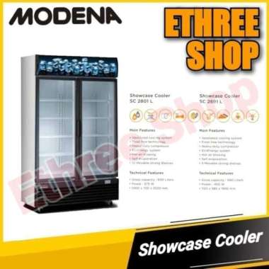 Modena Sc 2801 L - Showcase Cooler 2 Pintu - Promo