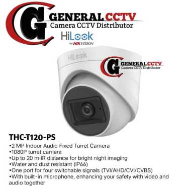 HILOOK THC-T120-PS 1080P CAMERA INDOOR HILOOK TURBO HD AUDIO CAMERA