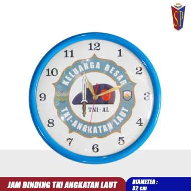 Jam Dinding Logo TNI AL - Jam Dinding TNI AL