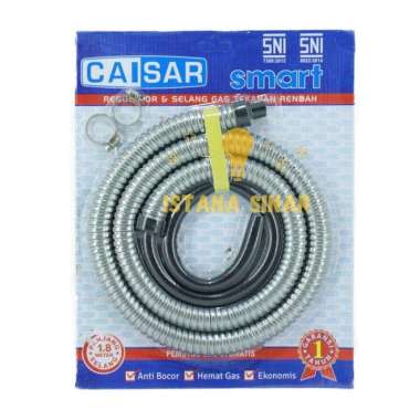 Selang Gas LPG Caisar Smart Selang Regulator Kompor Selang Fleksibel Anti Bocor
