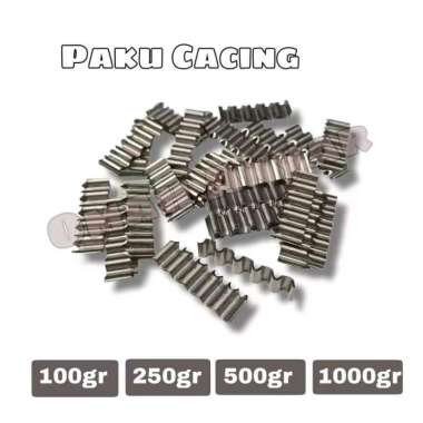 Paku Cacing 3/8 inch 1/2 inch 5/8inch Untuk menyambung dengan kayu 3/8inch 1 kg