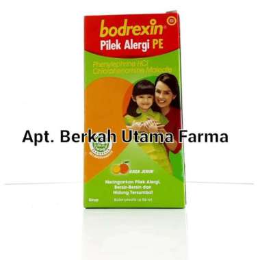 Bodrexin Pilek Alergi PE Syr 56 Ml - Meringankan Pilek Alergi,Hidung Tersumbat Dan Bersin - Bersin