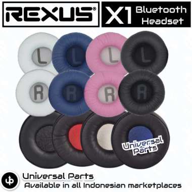Bantalan Busa Rexus X1 Bluetooth Headset Earpad Earcup Ear Pad Cup Cushion Foam Spons Pengganti Repl