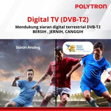 Polytron Led Digital Tv 50 Inch Pld 50Bv8758 + Soundbar Soundwave