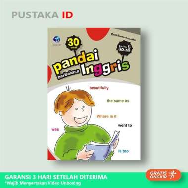 Buku 30 Menit Pandai Berbahasa Inggris Untuk Kelas 5 SD/MI - Original