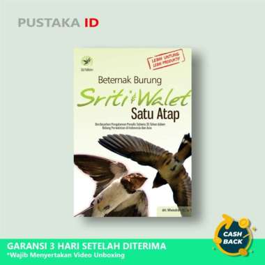 Buku Beternak Burung Sriti dan Walet Satu Atap