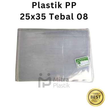 Plastik PP 25x35x08 Tebal 80 micron Kantong Bening Snack Keripik Makanan Basreng