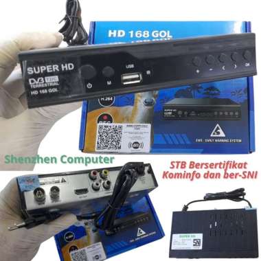 Stb Receiver Tv Digital Set Box Dekoder Antena Tv Digital