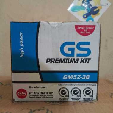 Aki / Accu Basah Motor GS Astra GM5Z-3B 100% Asli