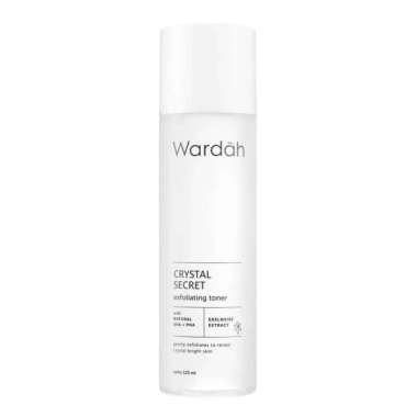 GLAM - WARDAH Crystal Secret Exfoliating Toner with Natural AHA + PHA 100 ml - Toner Eksfoliasi