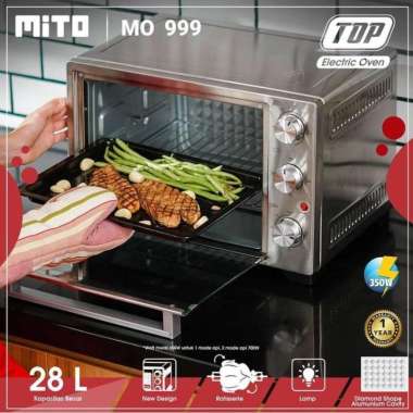 MITO Oven Listrik Toaster TOP MO 999 - Oven Mito 28L MO 999 MO 999