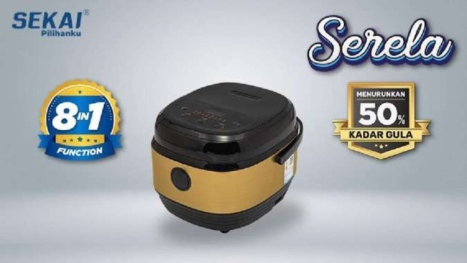 SEKAI Rice Cooker Digital CMW 522 Low Sugar - Sekai CMW 522 Low Sugar YELLOW