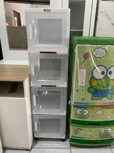 LEMARI PIRING PLASTIK AKAKO 4 SUSUN