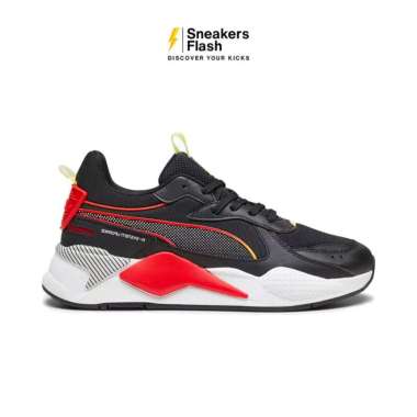 Sepatu Sneakers Pria PUMA RS-X 3D BLACK RED - 39002507 45