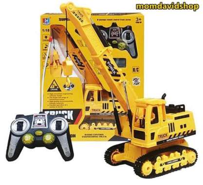 RC HEAVY DUTY CONSTRUCTION CRANE -REMOTE CONTROL ALAT BERAT TRUK CRANE