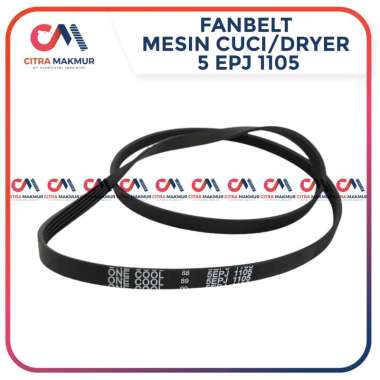 Fanbelt Mesin Cuci 1 Tabung Sharp ESFL862 ESFL872 ESFL080 ESFL1082  ESFL-1083W 5EPJ1105 Tali Kipas