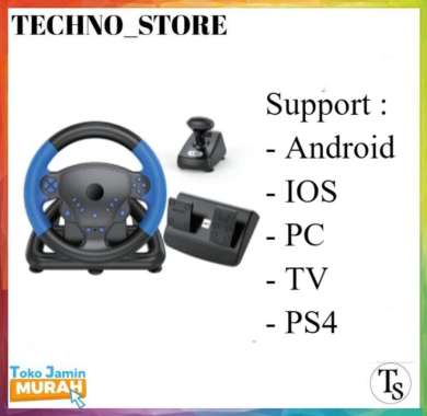 Steering Wheel Racing PS4 PC PS3 Laptop Android BIRU