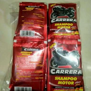 Carrera Shampoo Motor Sachet 20ml Shampo Mobil Carrera Renteng Hemat - Isi 24