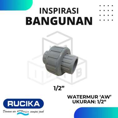 Watermur Sok Polos 1/2" union thread 1/2 inch RUCIKA